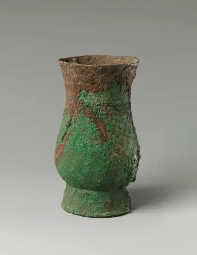 Coupe de vin rituelle, Fin du XIe siècle avant JC. Dynastie des Zhou occidentaux (1046-771 avant notre ère)